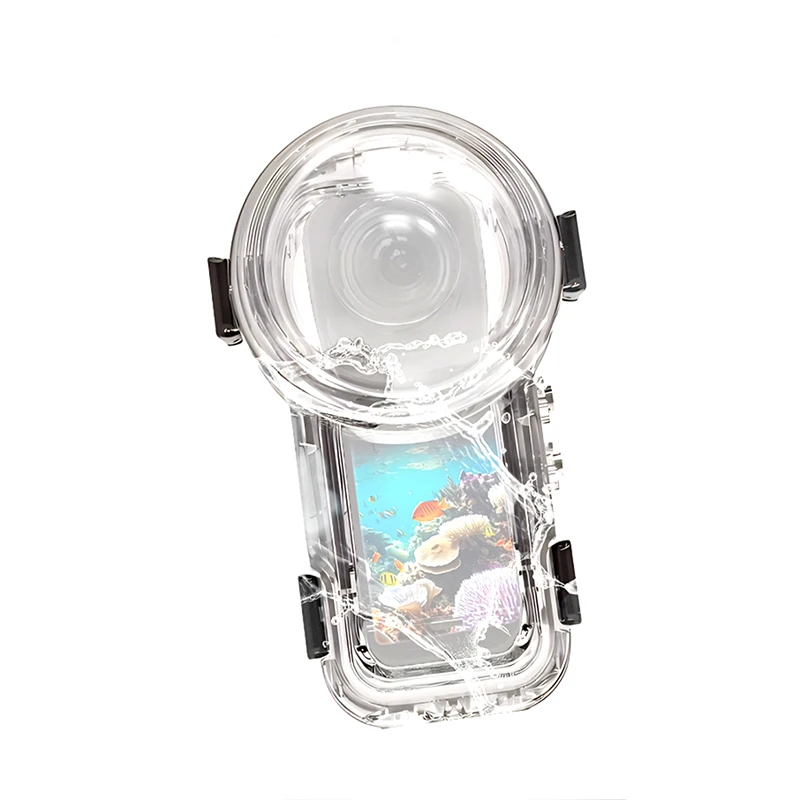 Tauchgehäuse für Insta360 X5, wasserdichter Schutz für Insta 360 X5, Unterwasser-Tauchschale, 60 m, Tiefsee-Fotografie-Zubehör – Detail 25