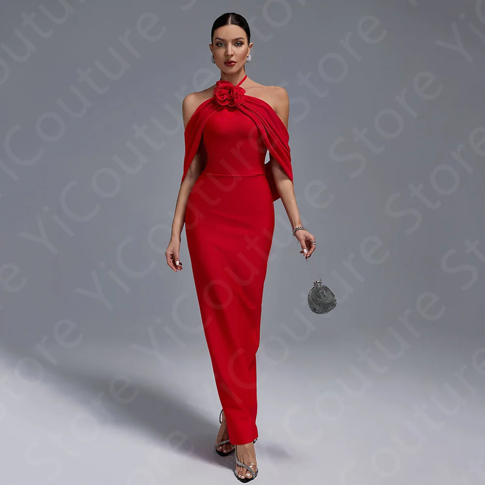 

Customized Latest Red Prom Gowns Mermaid Evening Dresses Off Shoulder Birthday Party Dresses Back Slit Robe de Soiree Back Out