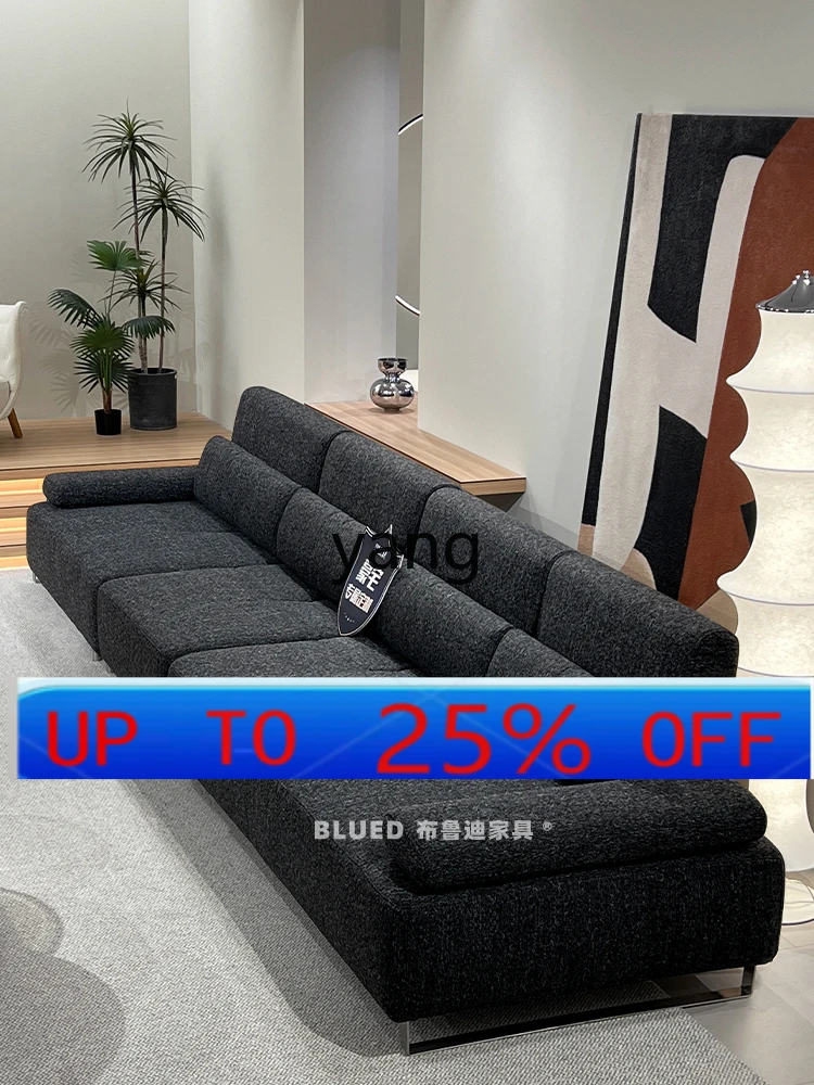 

CX cotton and linen fabric sofa straight row small apartment one-character household adjustable mobile backrest