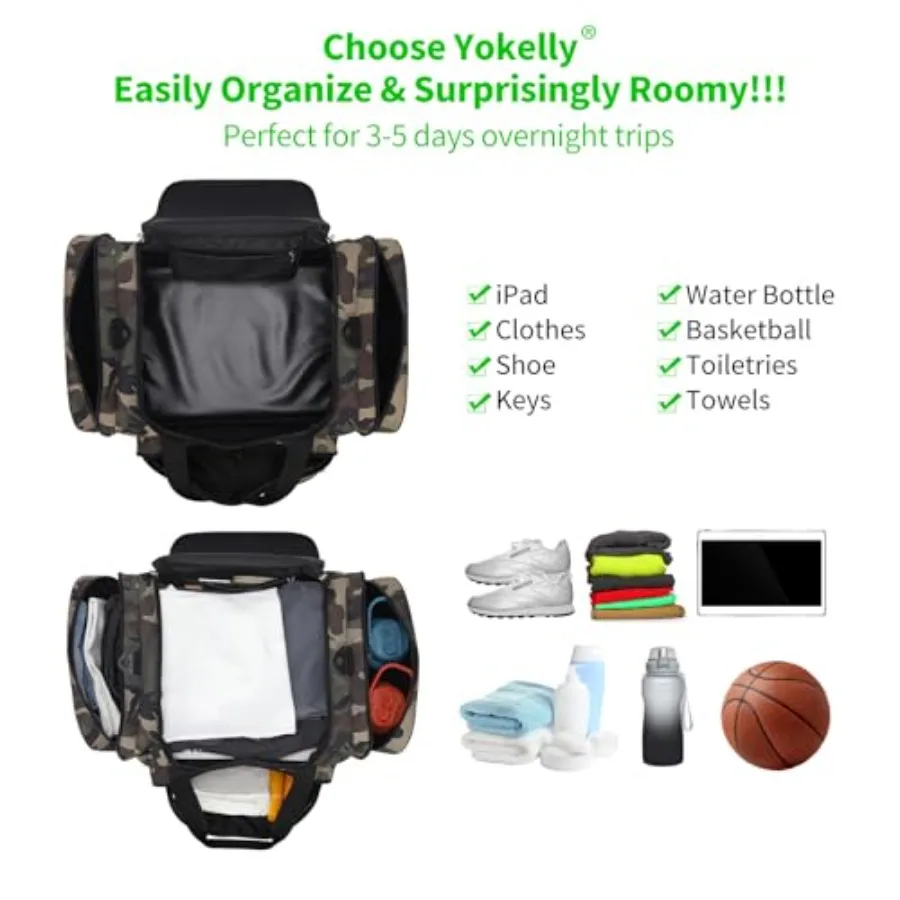 20 inch Sports Duffel Bag - for Travel Gym view 3