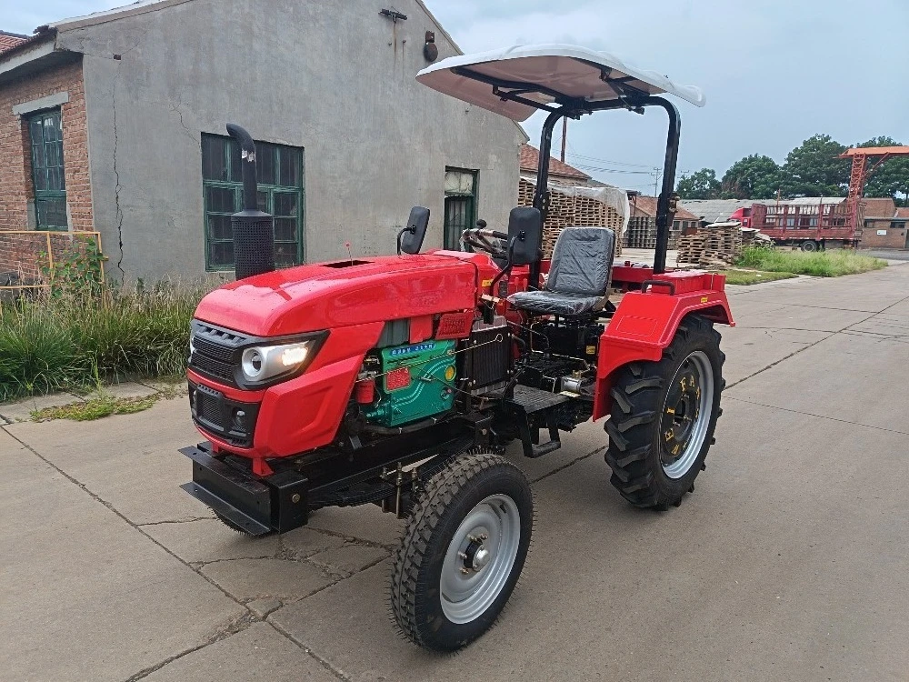 4x4 Mini Farming Lawn Tractor with Automatic Gearbox and Engine-High Productivity Farm Equipment