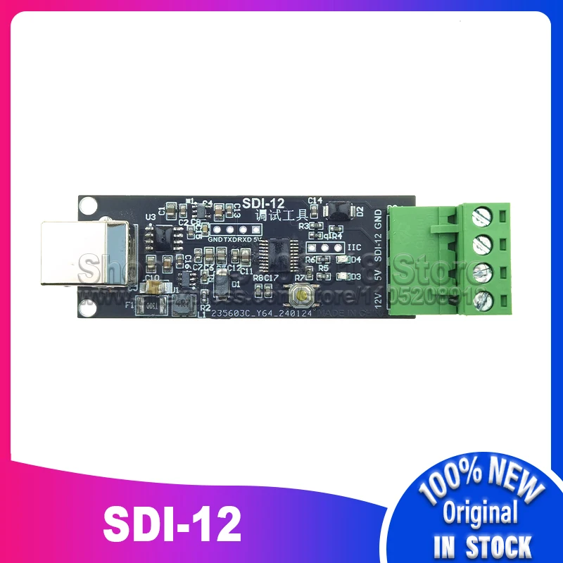 USB إلى SDI-12 لوحة بروتوكول التقاط مصحح الأخطاء محول SDI12 اختبار الاستشعار