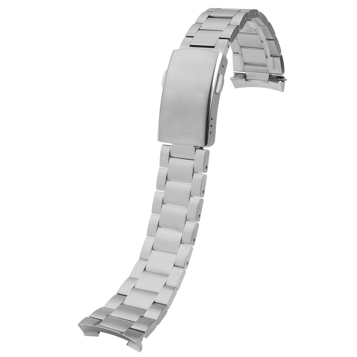 Curved end metal strap for TAG Heuer F1 watch band FORMULA 1 CAZ101 stainless steel bracelet 21.5mm replacement accessories view 6