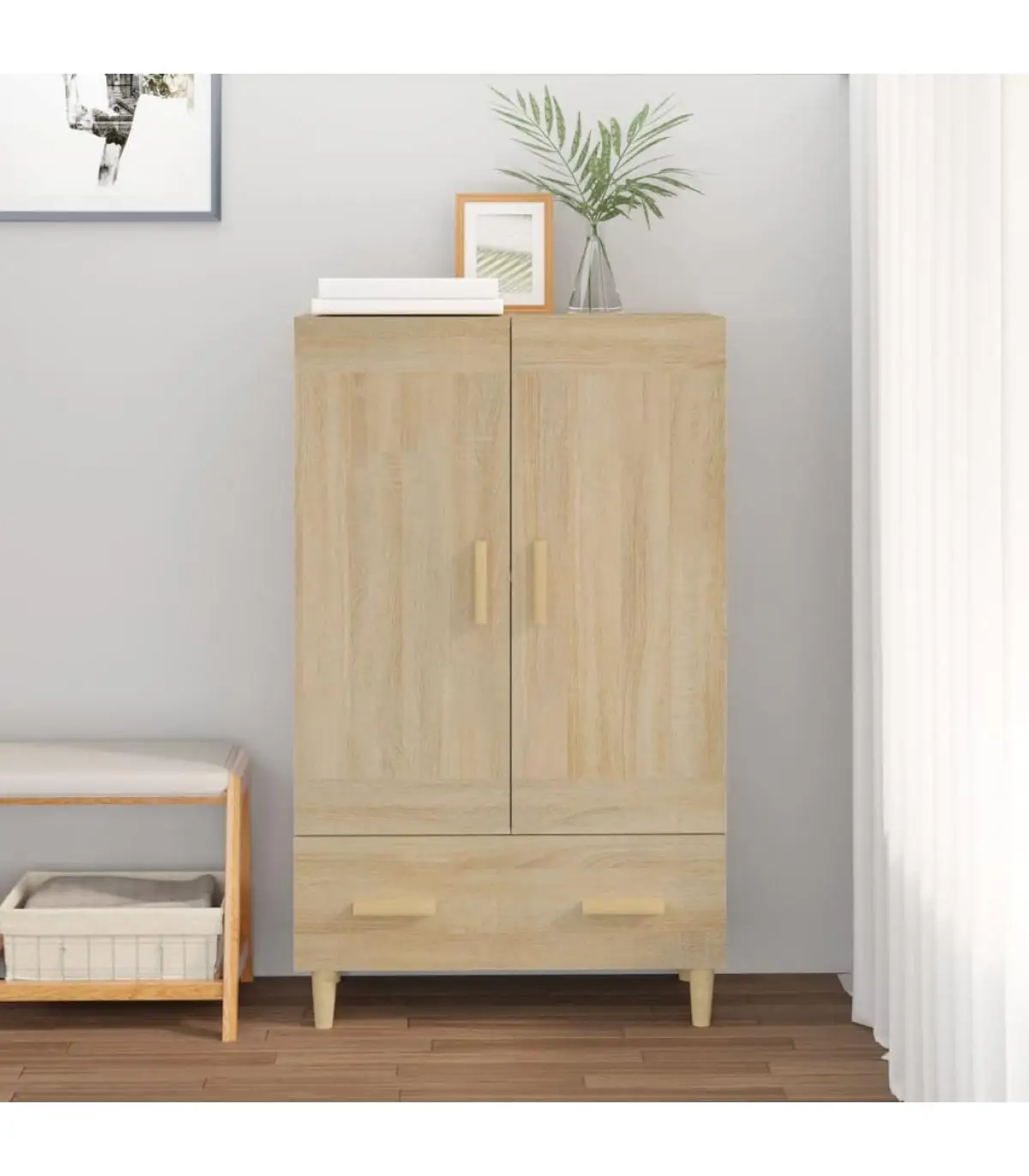 Sonoma 70x31x115 cm oak plywood sideboard