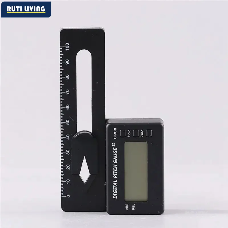 LCD Digital Pitch Gauge RC Accessory  Electronic Digital for Helicopter Model