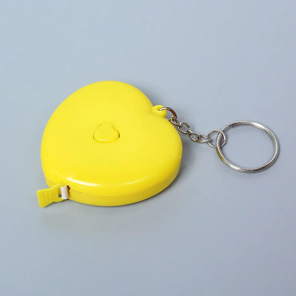 

10 pcs Heart-Shaped Tape Measure 1.5M Retractable Mini Ruler Portable For Sewing Medical Crafting Measuring Tool Tape Ruler