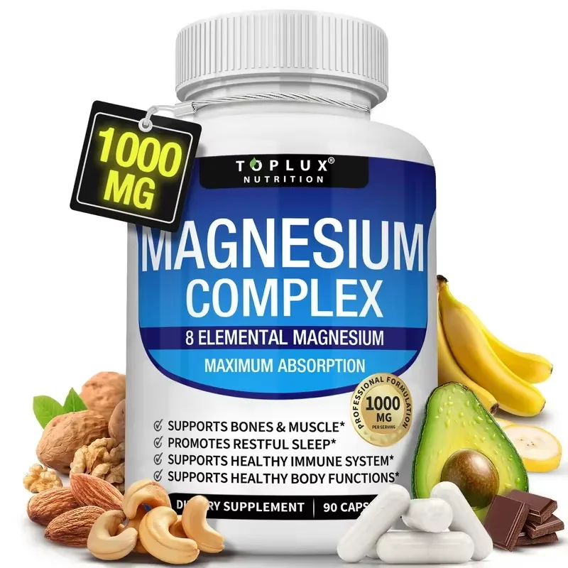 

Magnesium Complex Supplement - for Easy Absorption for Bones, Muscle, Recovery