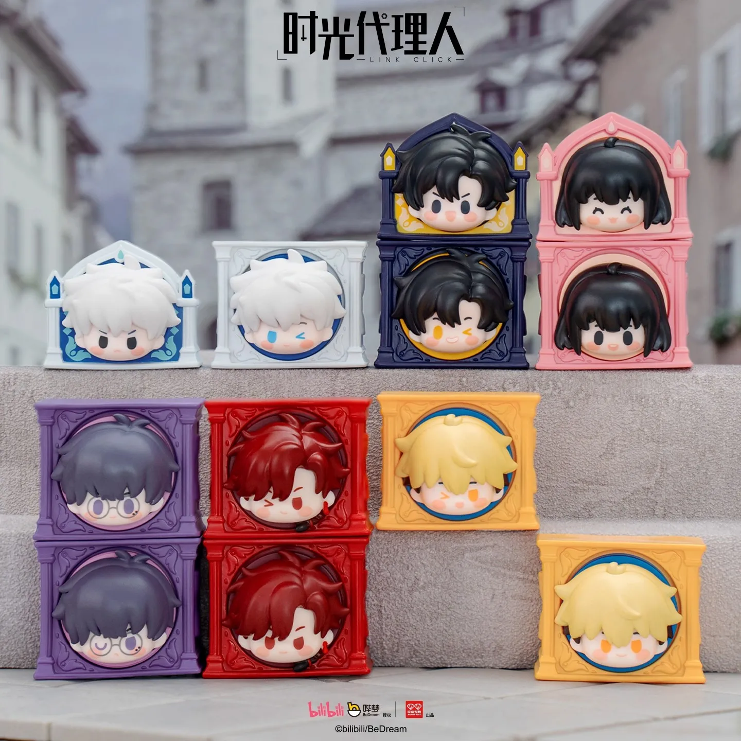 Nowa Limitowana Link Click Blind Box Zabawka do Układania Charles Mini Doll Lucas Figurka Anime Jo Mystery Box Dekoracja na Biurko