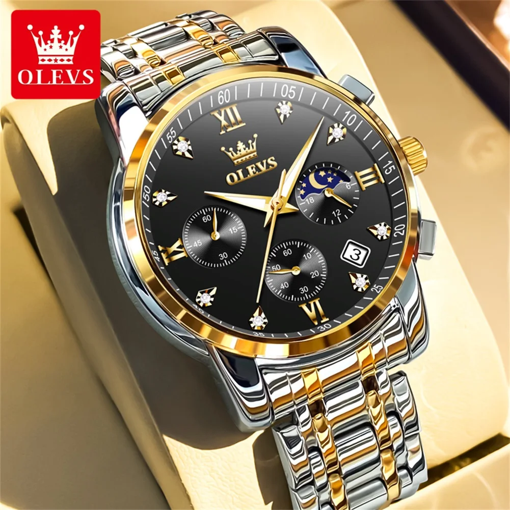 Men's Classic Three Eye Chronograph Watch