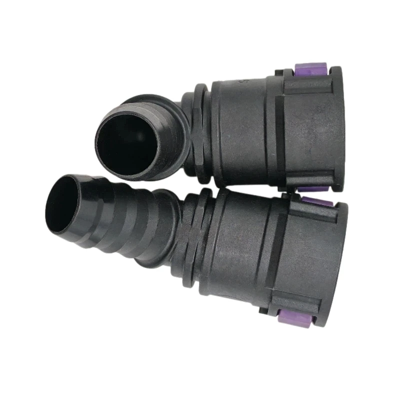 15.82 ID14 auto fastner water  air hose fitting automotive large-sized female connector clamp bilateral clamping black plug 1PCS