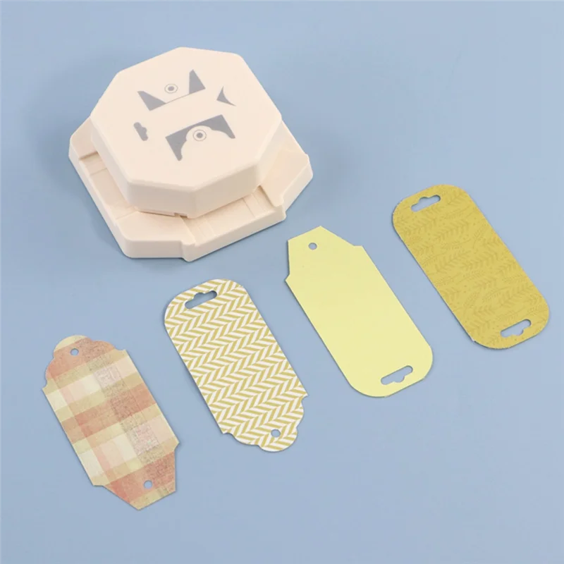 Dla scrapbookingu, do papierów DIY, kartek, zdjęć, tworzenia kartek, dziurkacz do etykiet 4 w 1, zaokrąglacz narożników, wykrojnik do papieru.