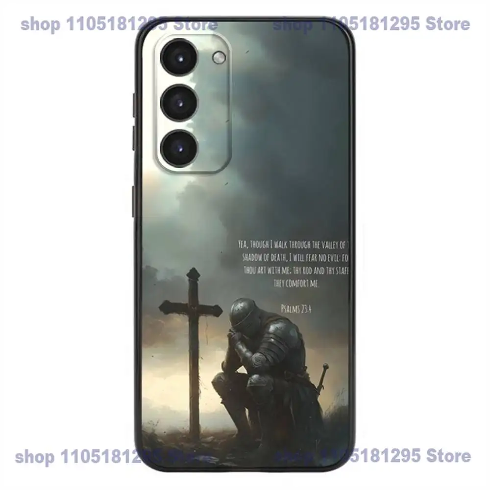 เคสโทรศัพท์อัศวินเทมพลาร์สำหรับซัมซุง กาแล็คซี่ A20,21s,22,31,32,52,53,72,73,80,91 ซิลิโคนเหลวแบบนิ่มสีดำ