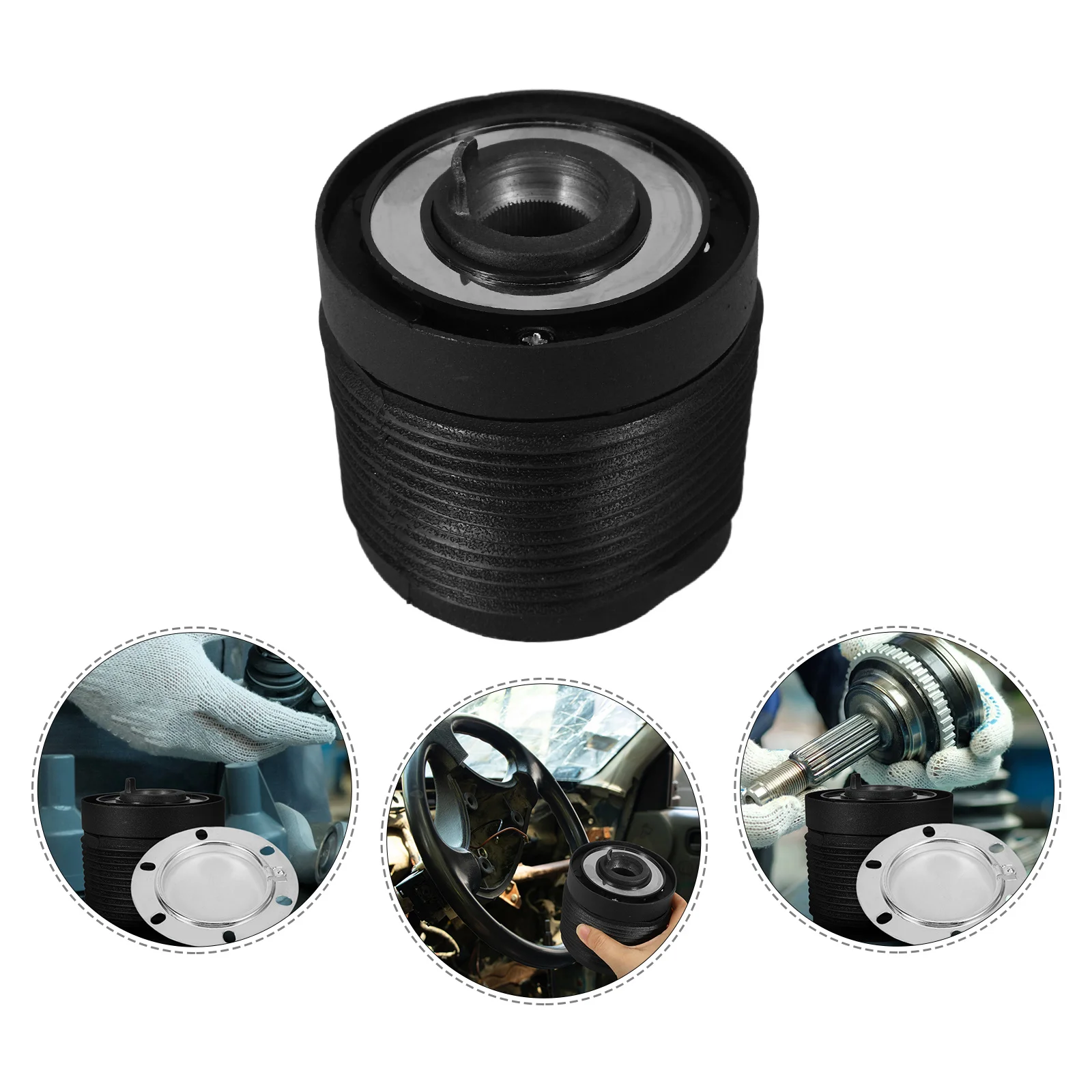 

Steering Wheel Base Connector Quick Release Steering Wheel Hub Adapter Car Disassembly Tool Durable Aluminum Plastic
