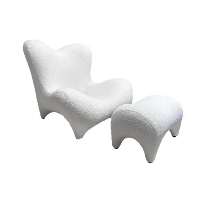 

Light luxury special-shaped leisure chair Small apartment household single lazy chair
