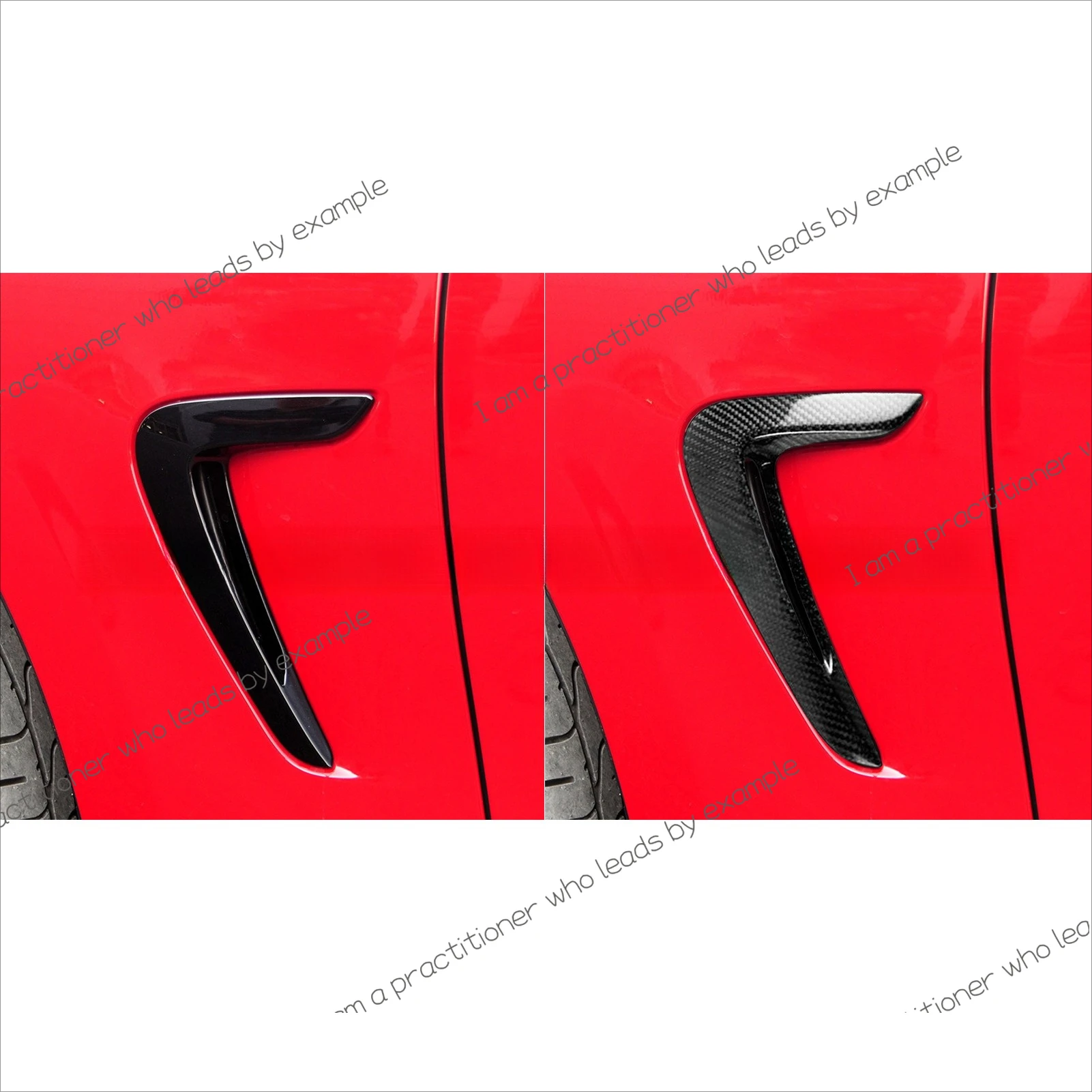 Suitable for 14-19 BMW 4 Series F32 F33 F36 Carbon Fiber Side Ventilation Mask Side Fender