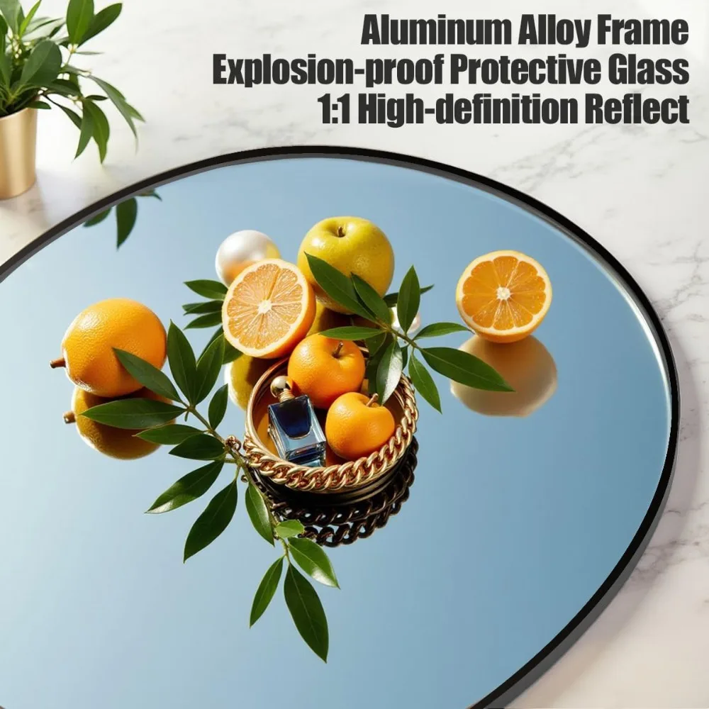 Miroir mural pleine longueur à dessus arqué avec support pour chambre à coucher, miroirs de sol inclinés ou suspendus 64 x 21