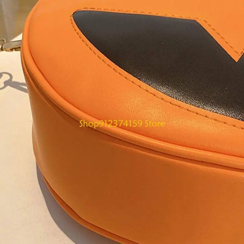 

G5AE Halloween Pumpkin Crossbody Bag for Women Halloween Themed Crossbody Purse Shoulder Bag Purse Phone Wallet Purse