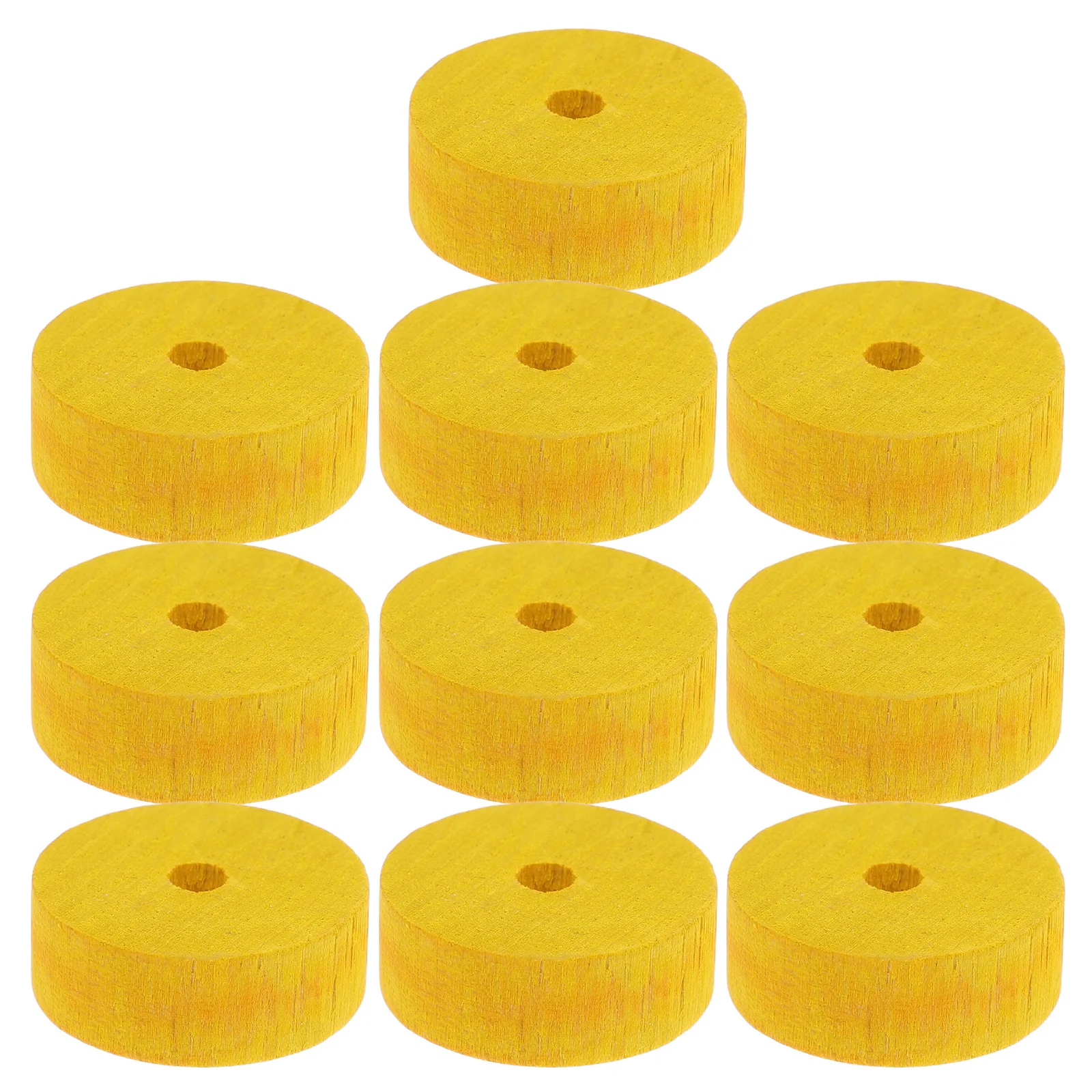 

10 pcs Wooden Unfinished Small Craft For Diy Car Models Kids Projects Vehicle Parts Wood Craft Wooden Wheels Train Wheels