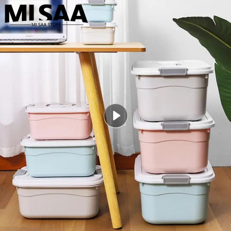 Durable Large-sized Storage Home Organization Snack Storage Box With Lid Snack Storage Portable Organizer Efficient With Lid