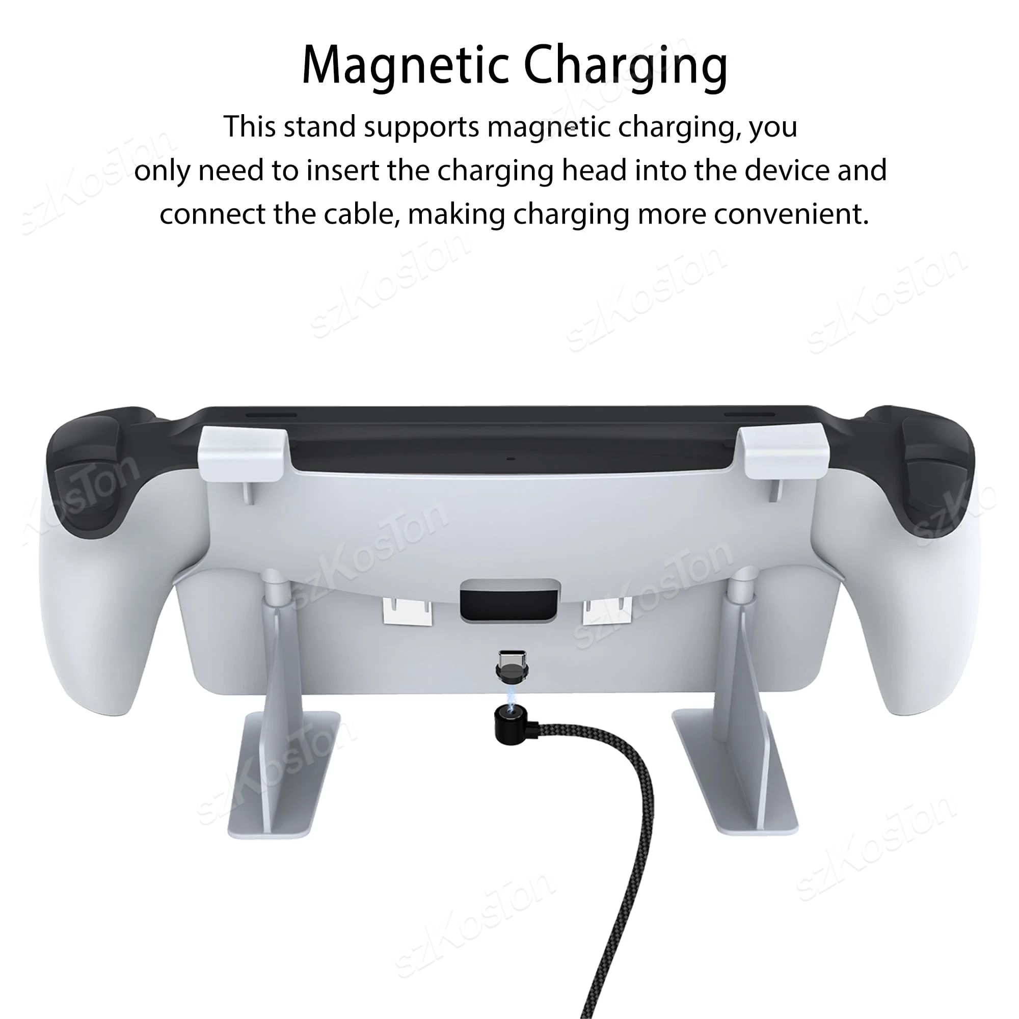 Side Hanger for PlayStation Portal Games Console for PS5 Host Side Hook Desktop Holder for PS Portal Remote Player Accessories