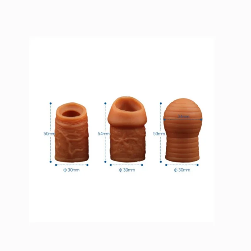 3 Types Foreskin Restoration Correction Penis Rings Delay Ejaculation Sex Toys For Men Reusable Cock Ring Men\'s Ring Corrector