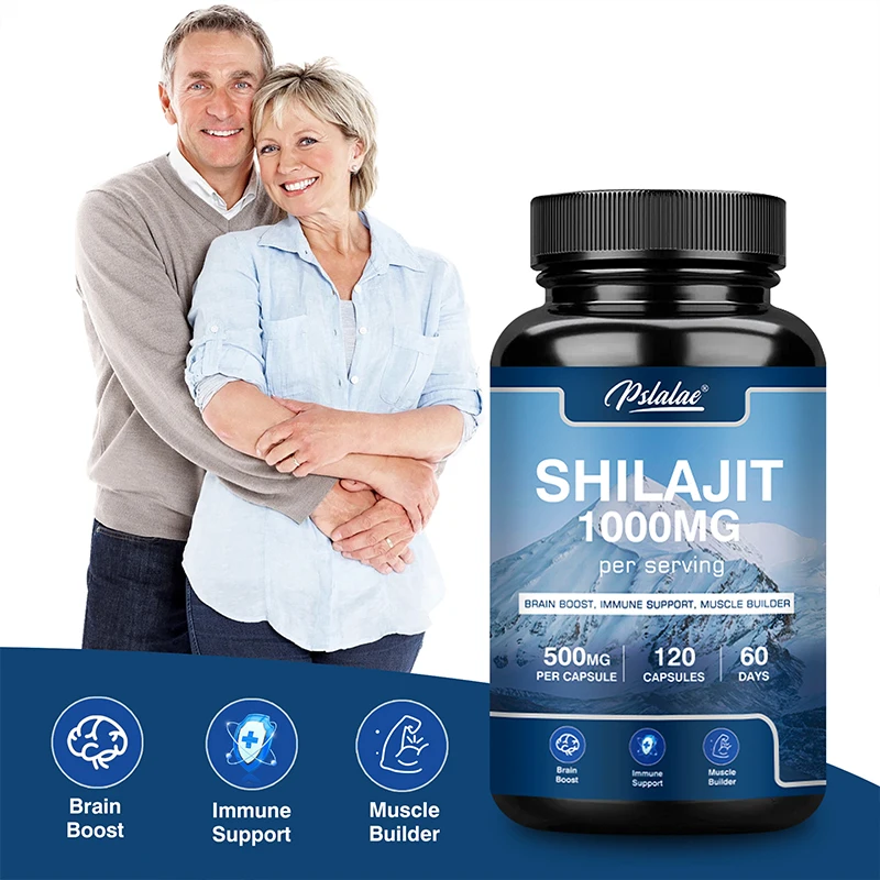 Shilajit 1000 Mg - Enhances Strength, Energy, Endurance, Improve Immunity, and Provides Antioxidant Properties