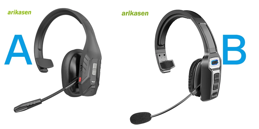 Trucker-Bluetooth-Headset mit dreifacher Mikrofon-Geräuschunterdrückung, Stummschalttaste, 65 Stunden Akkulaufzeit, kabelloses Headset für LKW-Fahrer, Büronutzung – Detail 3