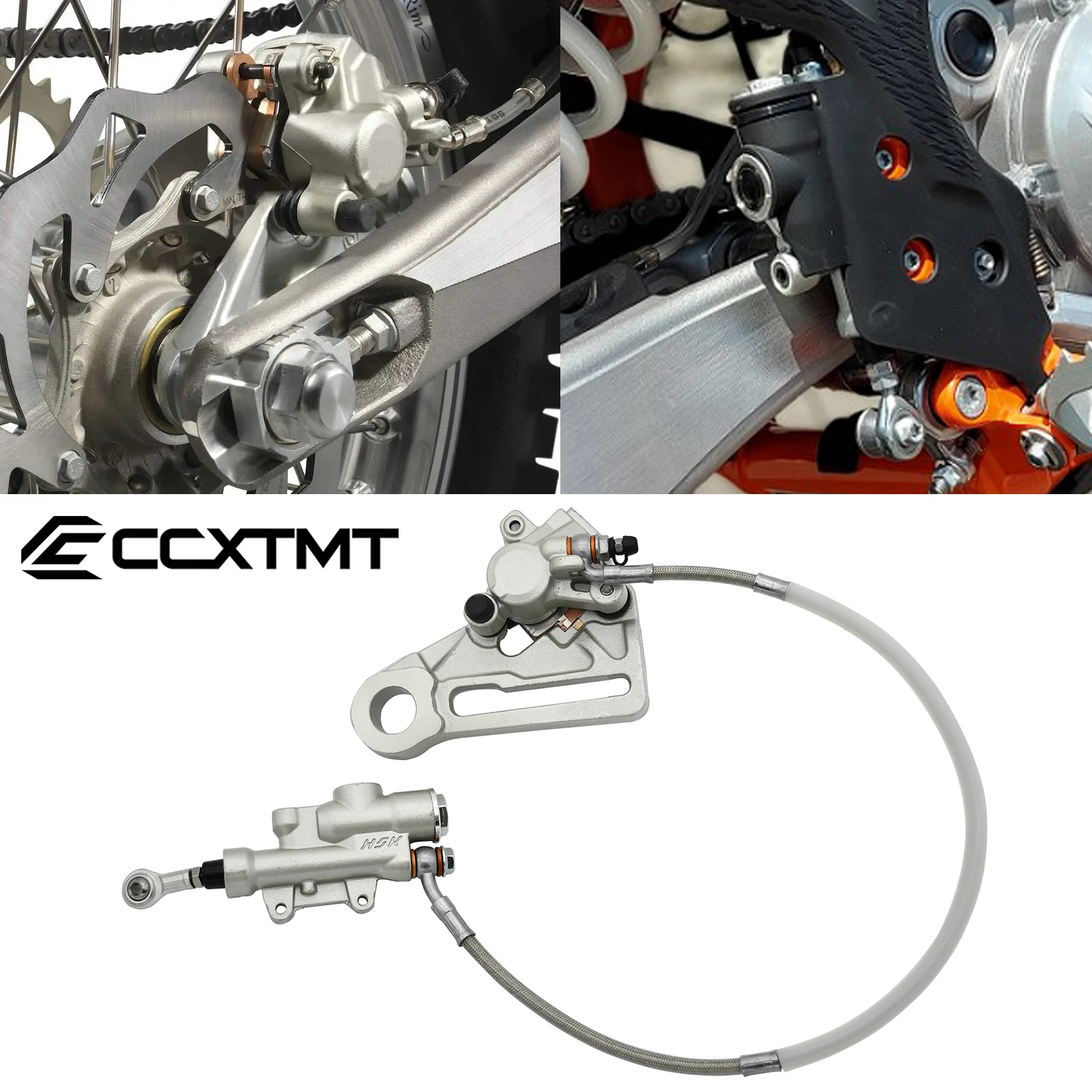 Motorcycle Rear Brake Pump Assembly Hydraulic Caliper For KTM SX XC EXC SXF XCF EXCF For Husqvarna TE FE TC FC TX FX 2014-2023