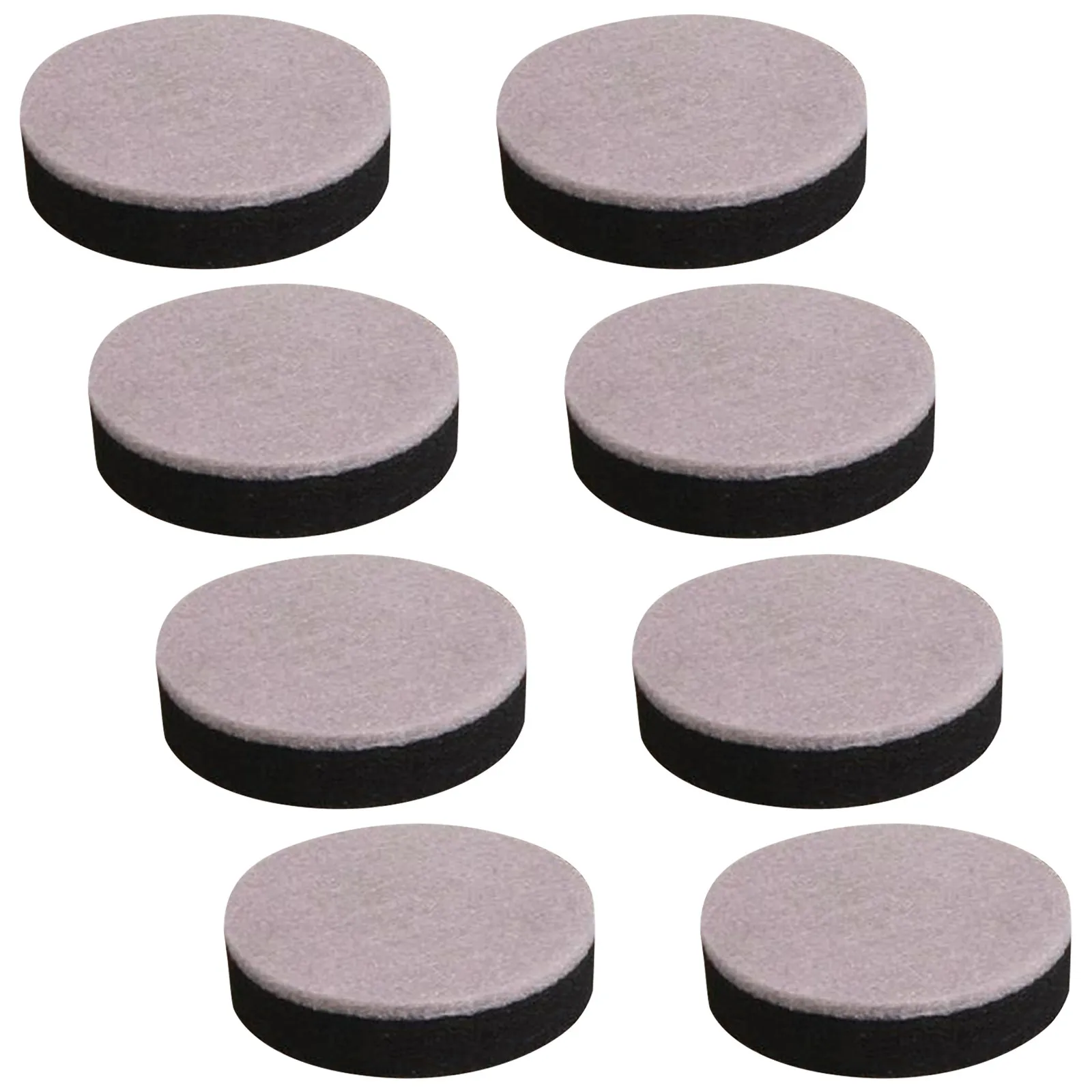 8Pcs Self Adhesive Round Furniture Risers Heavy Duty Bed Sofa Chair Couch Height Lift Pads Non Slip Felt Floor Protector