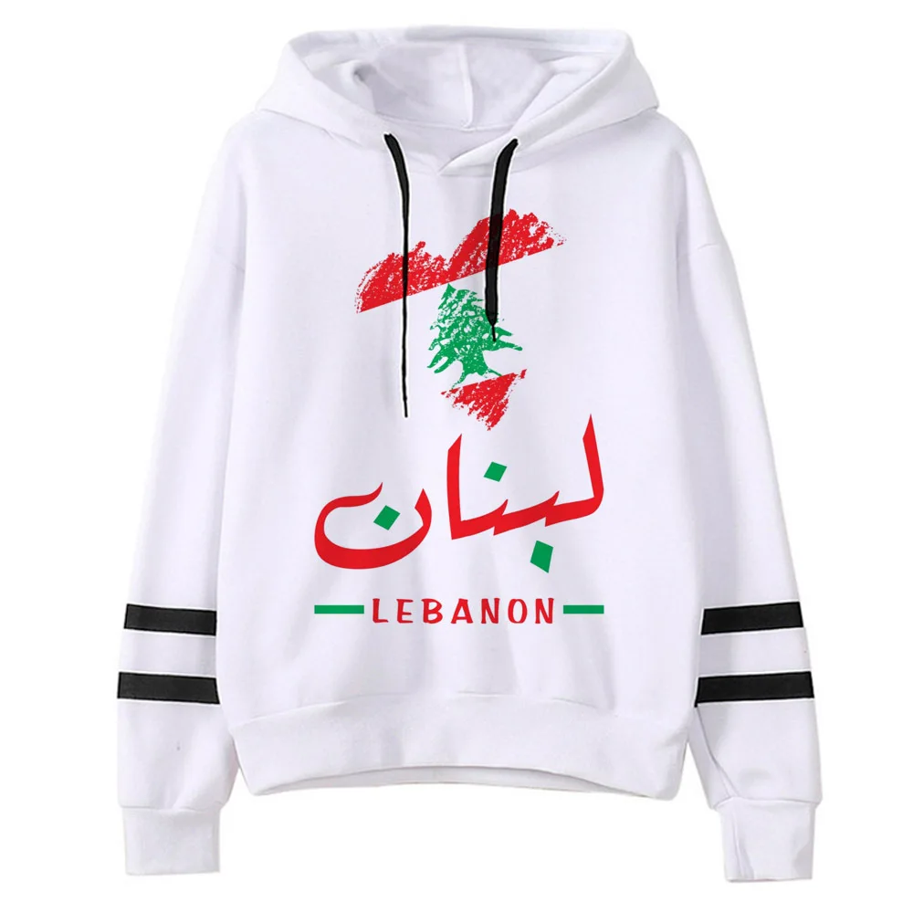 Lebanon hoodie anime anime sweater designer soft fabric female tracksuits pullover Y2K trendy patterned funny