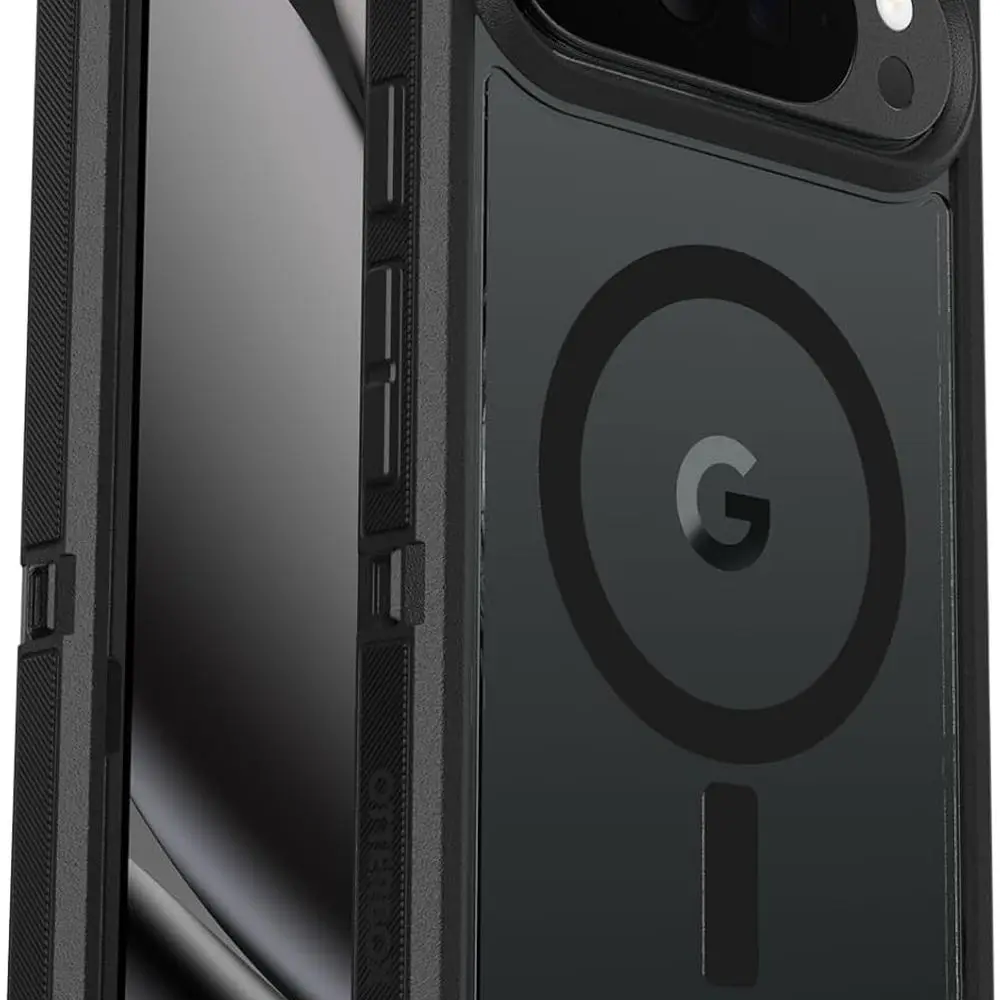 

Google Pixel 10 Pro XL Protective Case - Defender Series Pro XT with PixelSnap, Dark Side Black