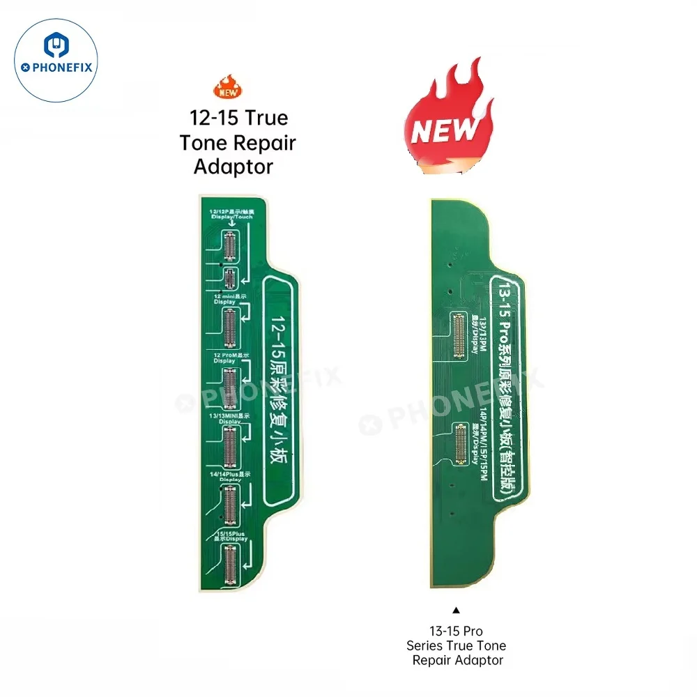 JCID 13 14 15-Serie Bildschirm True Tone Repair Adapter Fixiert für iPhone ohne Original-Bildschirmreparatur, verwendet mit V1SE WIFI V1S Pro