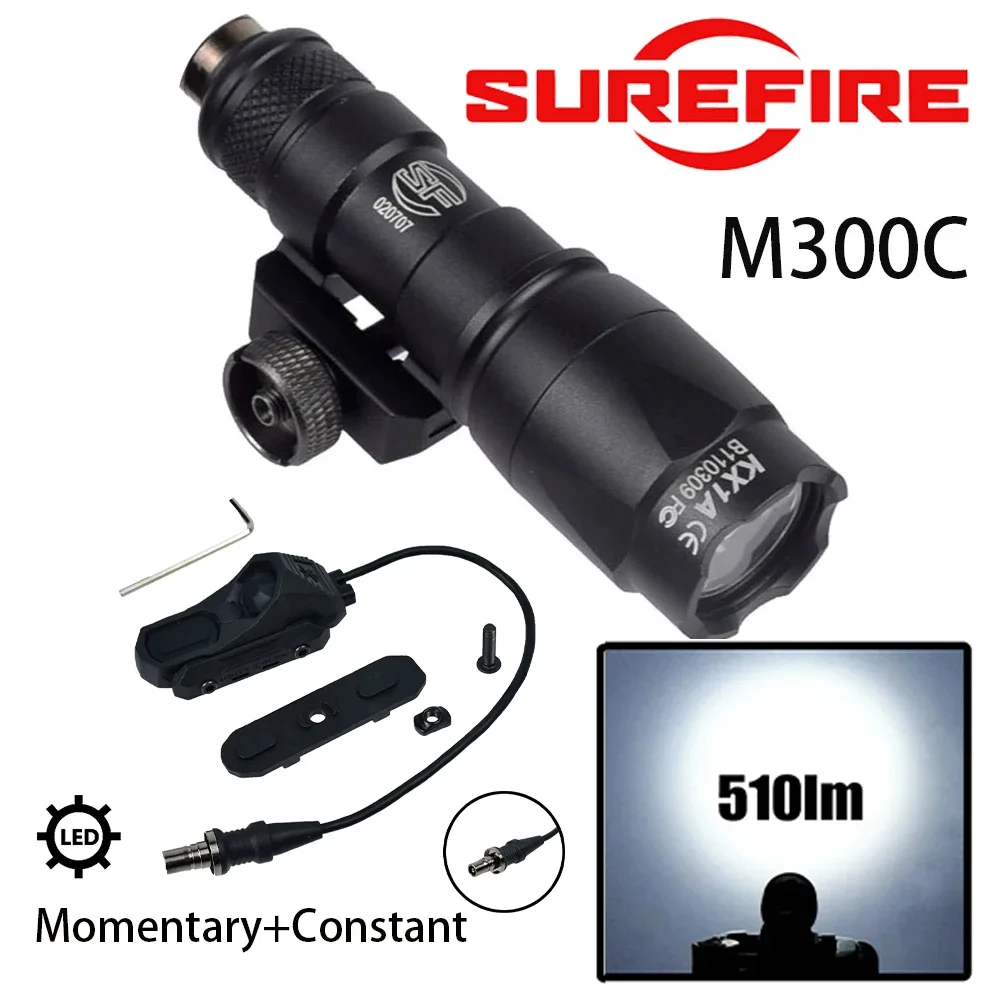 Surefire M300 M600 Taschenlampe mit UNITY AXON Dual-Funktions-Ferndruckschalter, passend für 20-mm-Schiene, Jagd, taktisches Airsoft-Licht – Detail 15