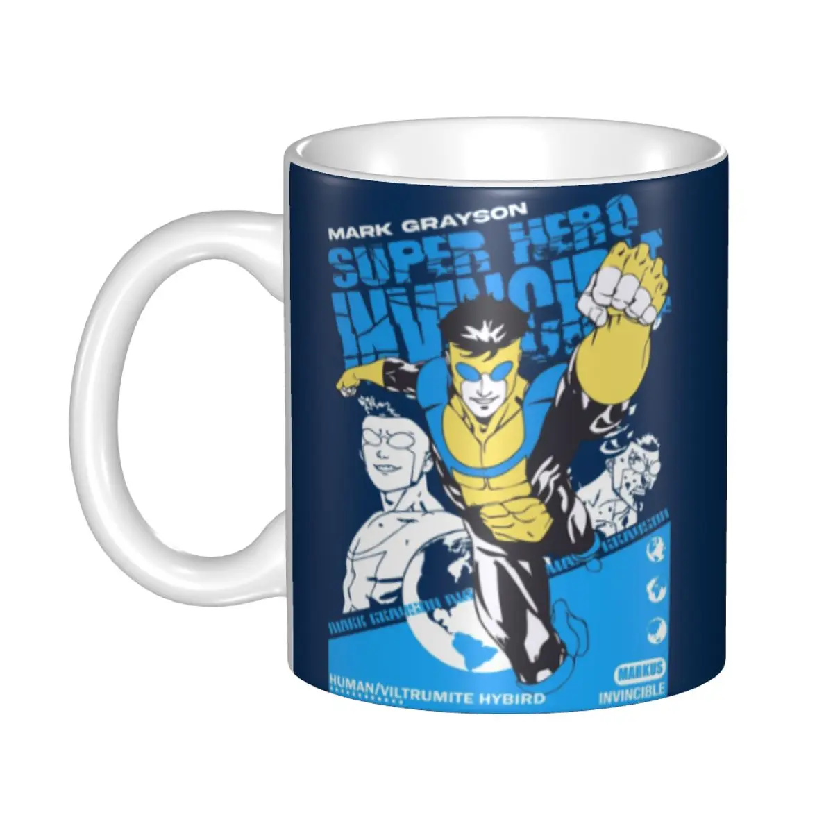 

Invincible Mark Grayson Vintage Coffee Mug Fun Cup For Bedroom