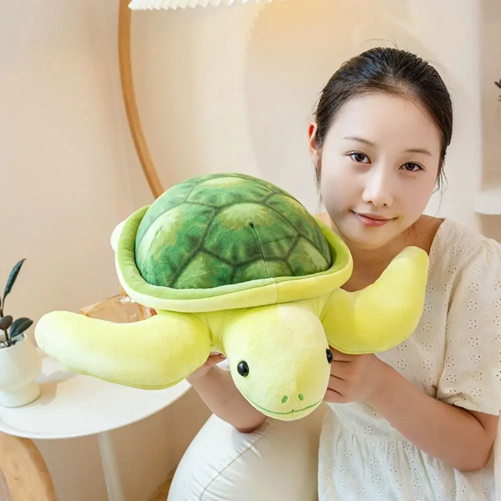 

Fluffy Sea Tortoise Plush Toys Soft Cartoon Animal Sea Turtle Pillow Collection Cute Turtle Animal Doll Car Decor