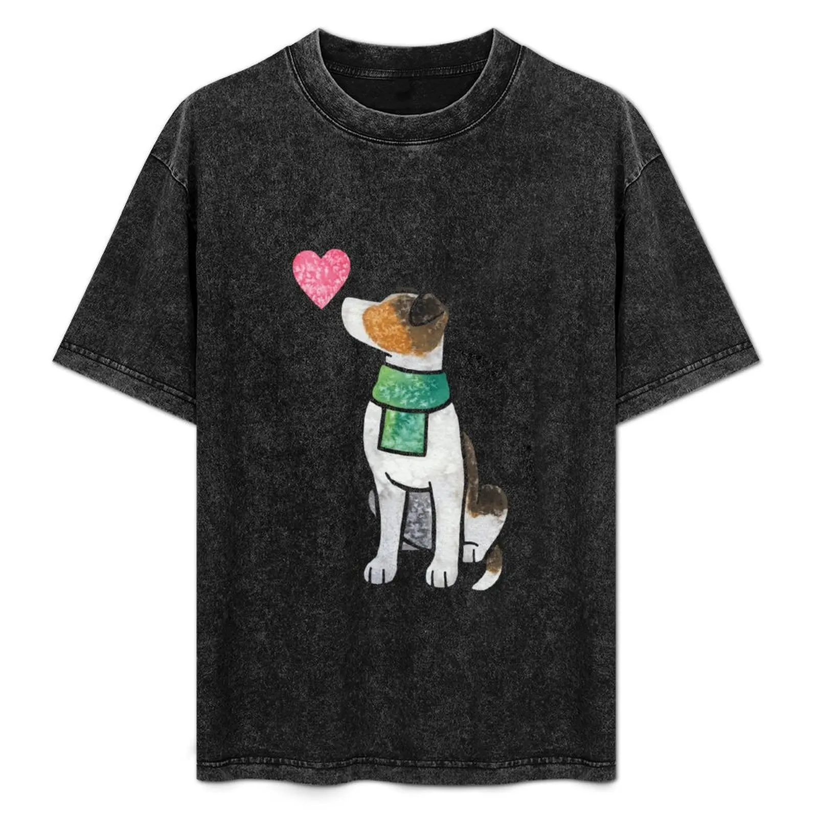 

Watercolour Parson Russell Terrier T-Shirt Athletic Fit Sports Short Sleeve Top