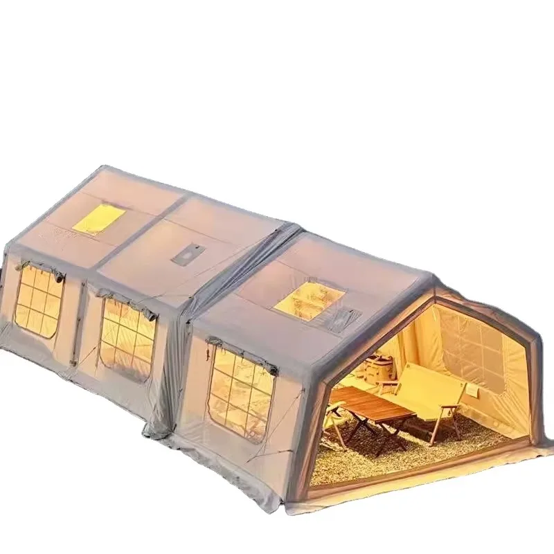 #￥The Best Large Air Inflatable Camping Tent for Family Outdoor Travel