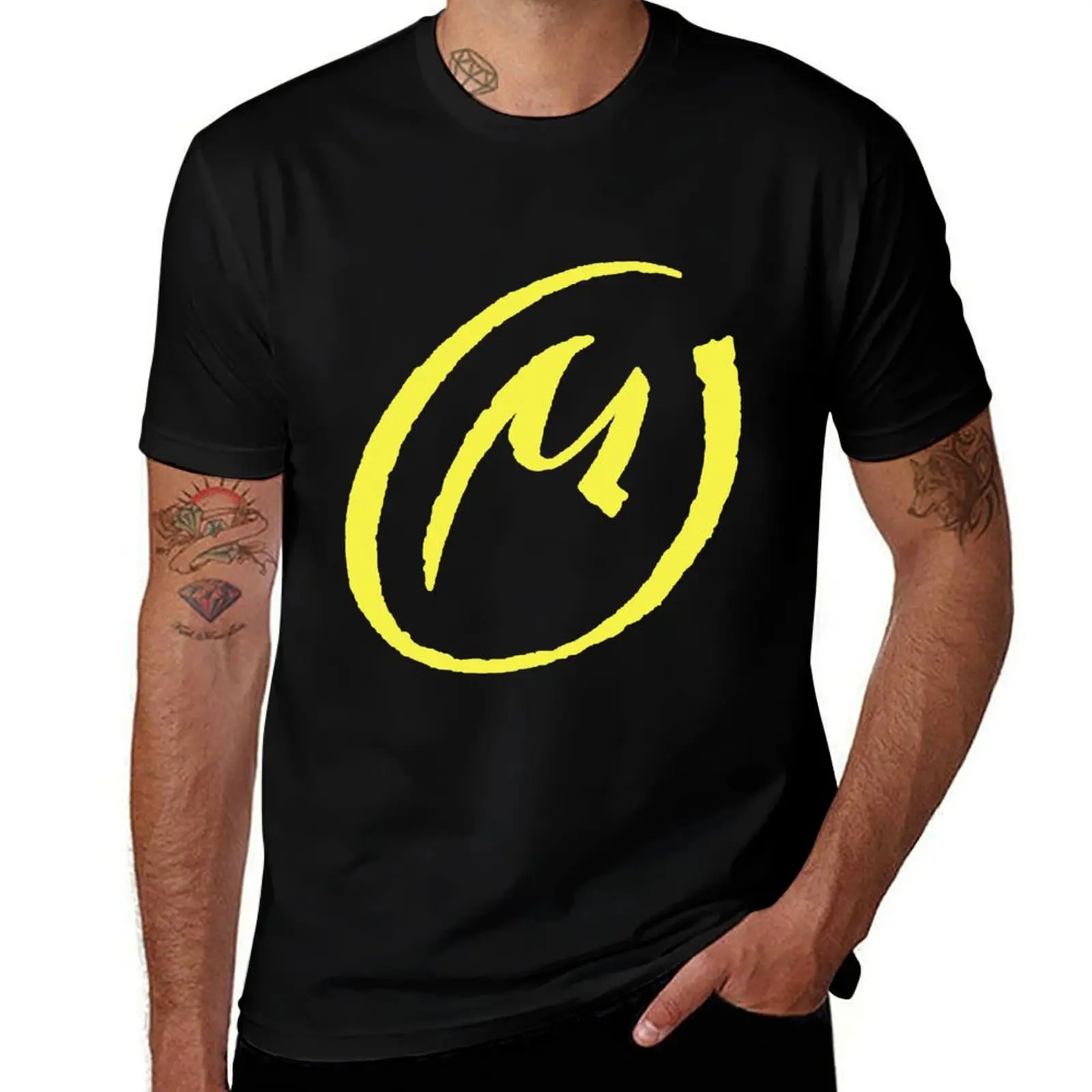 The Yellow 'M' (La marque Jaune) T-Shirt plus sizes football t shirt tee shirts for men