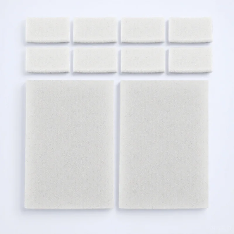 แผ่นโฟมสีขาว 10 ชิ้น สำหรับเครื่องมือผสมหมึกขนาดเล็ก ใช้งานได้อย่างราบรื่น ผสมสีได้เรียบเนียน สำหรับงานสมุดภาพ ปั๊มลาย งานฝีมือ ชุดเติมหมึก