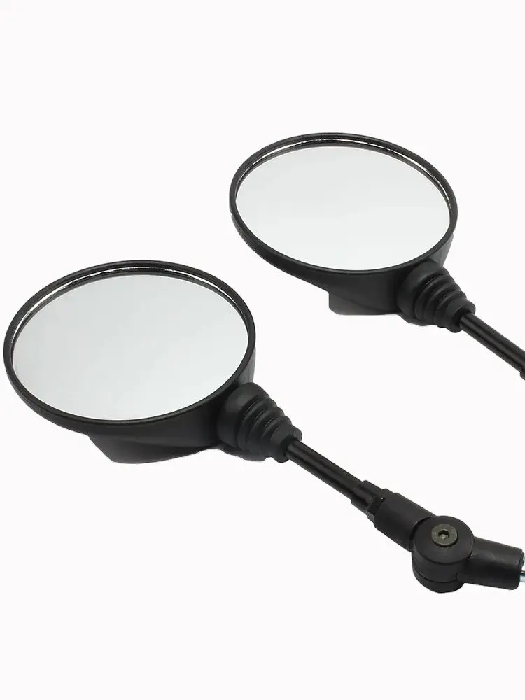 AliExpress PowerMotor Motorcycle Foldable Round 10MM 2pcs Scooter Rear Mirror Side Mirror for Motocross Accessories for Bike Rearview Mirrors