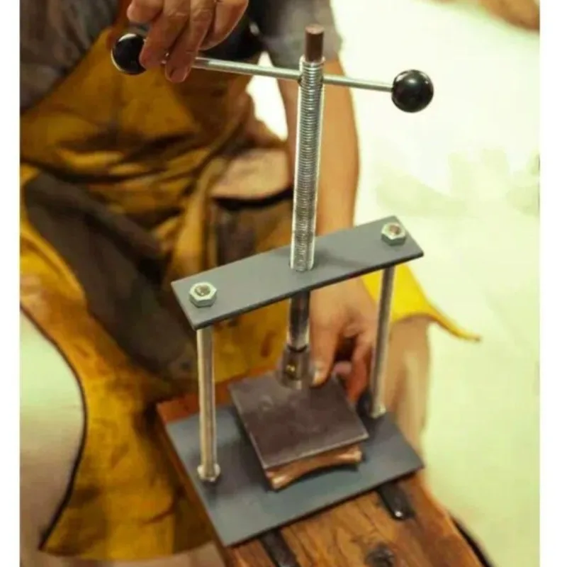 for Handmade Shoe Repair Tool Stack Heel Press DIY Leather Goods Heel Change Press Log Tool Making Equipment