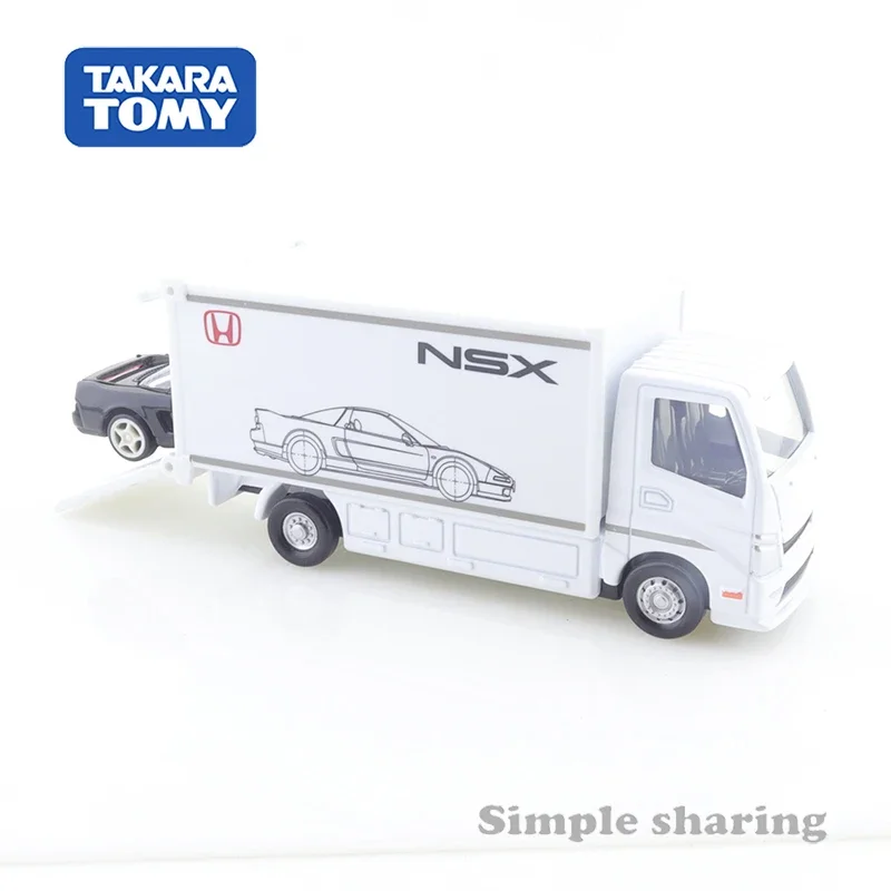 Takara Tomy Tomica Premium Diecast Metal Model Toys para meninos, carros Honda NSX Type R, veículo a motor de liga, transportador, crianças