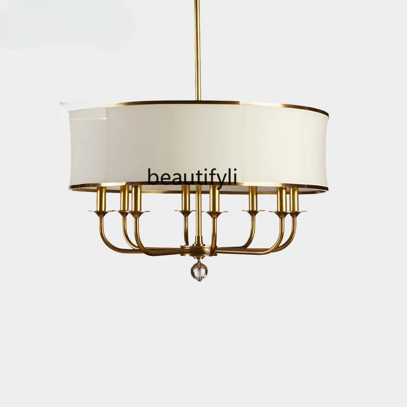 

American Style Chandelier Minimalist Creative Living Room Bedroom Dining Room Study Lamp Post-Modern Chandelier