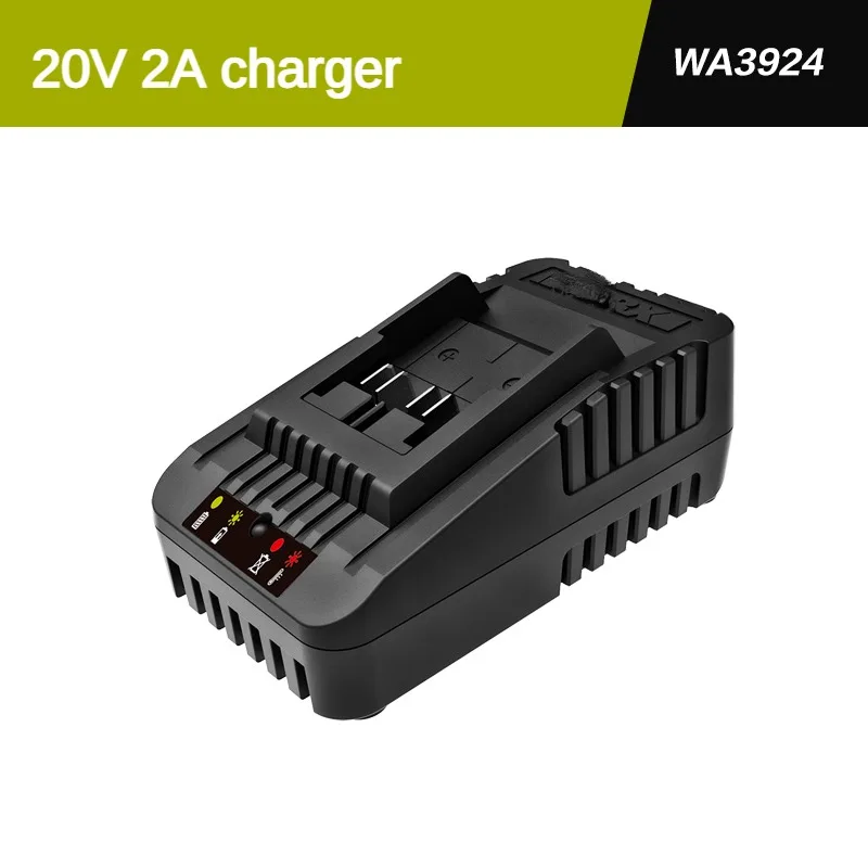 WORX Charger Origina 20V 2A/6A/12A  2A Dual Charger 6A FanCooling Multi-Model Charge Protection Universal Green Battery Platform