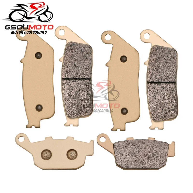Front Rear Disc Brake Pad For Triumph Street Triple 675 Tiger 800 XC/XCA/XCX/XRT For Kawasaki KLE 650 Verses Z 800 Z800 E cd CEF