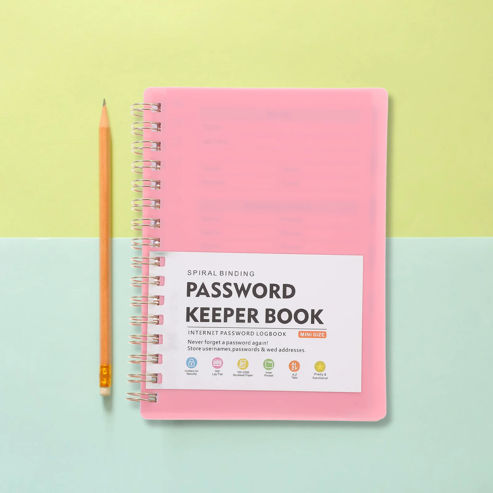 Password Book Management Paper Keeper Letter Portable Convenient Address Notebook