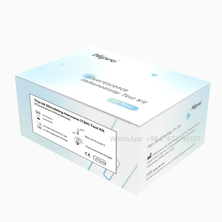 2024 Hipro Vitamin C Analyzer HbAlc TSH TT3 TT4 FT3 FT4 CRP HBP PCT PSA D-Dimer Portable Laboratory Diagnostic Reagents