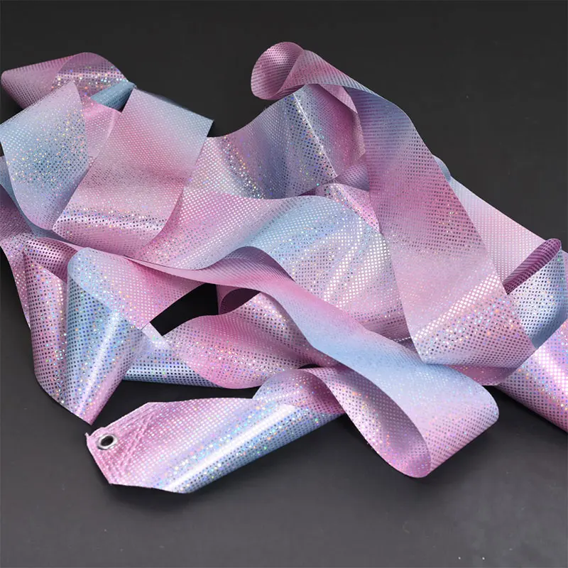 Dance Ribbons Gymnastics Ribbon Streamers Ribbon Dancer Wand Rhythmic Ribbon for Children Art Dances, Baton Twirling