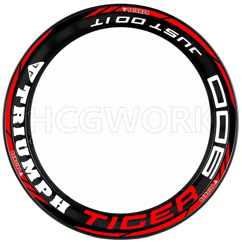 Motorcycle Accessories Wheel Hub Wheel Rim Sticker Reflective Stickers for Triumph Tiger 850 Tiger 900