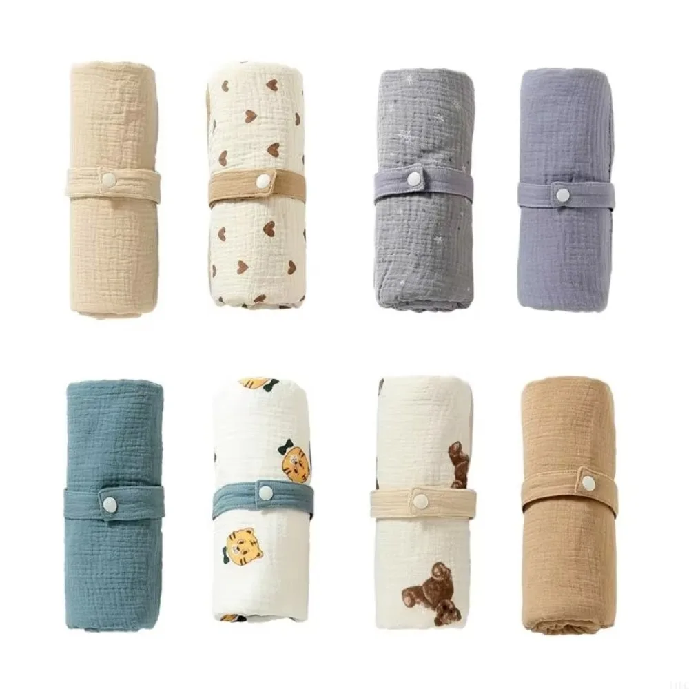 Matelas à langer doux pour bébé, tapis à langer pour bébé, fort absorbant, hypoallergénique, drap à couches en pur coton, coussin de lit pour bébé